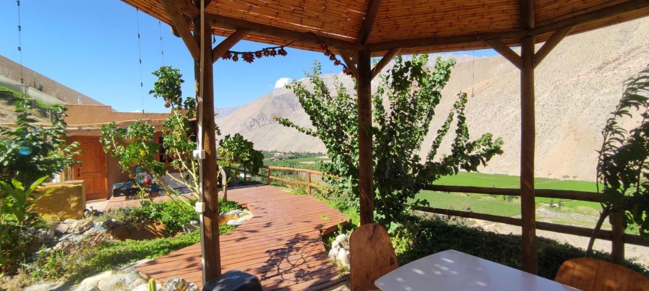 Casa Jardin De Hadas Con Vista Panoramica Pisco Elqui Exterior foto