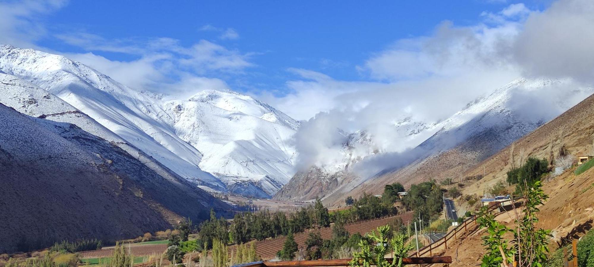 Casa Jardin De Hadas Con Vista Panoramica Pisco Elqui Exterior foto